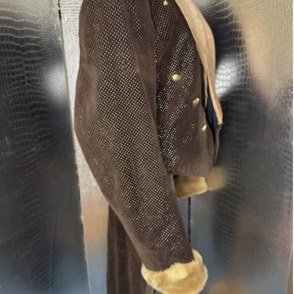 John Kristiansen Velvet Like Sequin Fur Costume Jacket with Tails-Beast Style - Picture 6 of 7